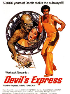 poster for film Devil's Express for Terror Tuesday series