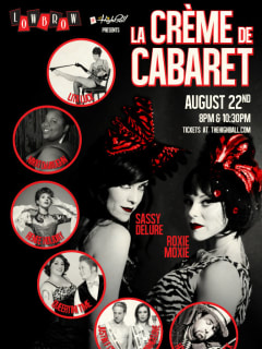 poster La Creme de Cabaret at lowbrow at highball