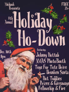 4th Annual Mohawk Holiday Ho-Down poster 2014