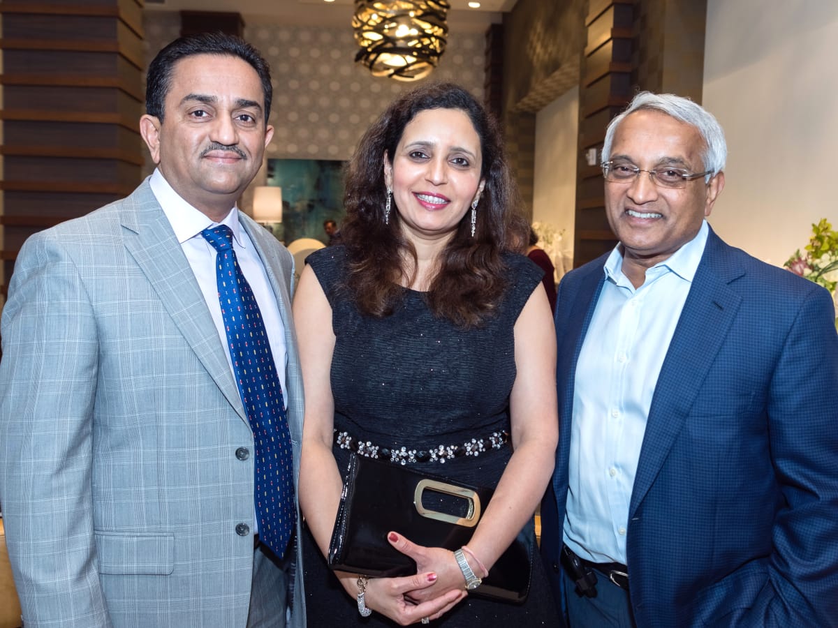 Houston, Pratham Houston’s gala kickoff, March 2017, Pankaj Dhume, Asha Dhume, Dr. Madaiah Revani