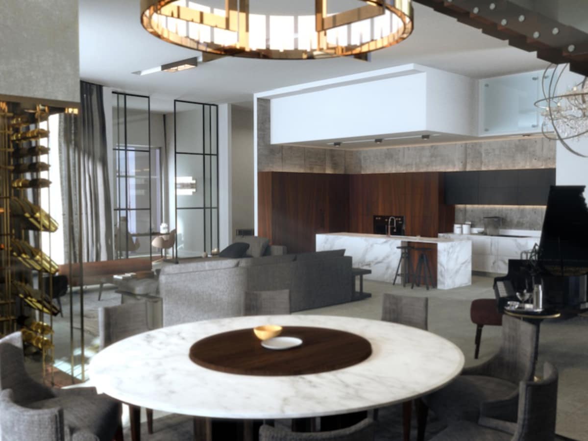 The Arts Residences at the Thompson Hotel penthouse
