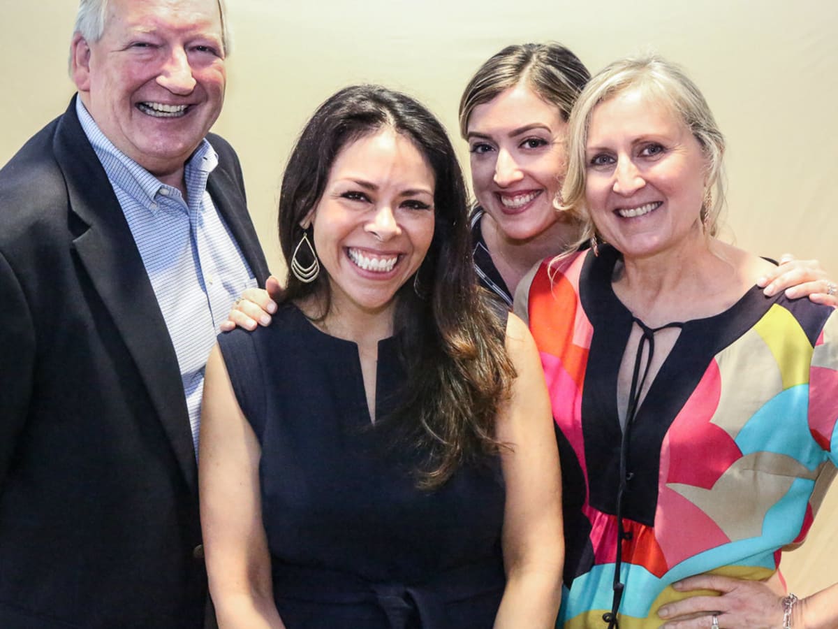 Earl Maxwell, CEO St. David’s Foundation, Celeste Flores Executive Director of I Live Here I Give Here, Shannon Hartigan Contreras and Lisa Trahan of St. David’s Foundation