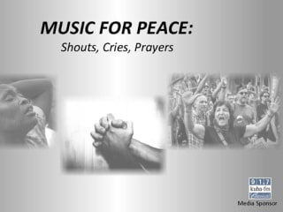 Foundation for Modern Music presents "Music for Peace: Shouts, Cries, Prayers"