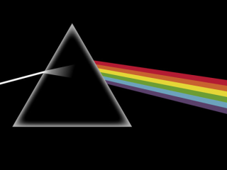 Dark Side of the Moon album cover by Pink Floyd