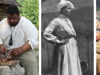 banner for History Around the Table talk about African American Cooks