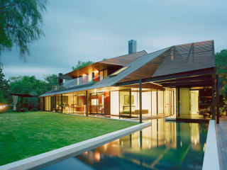 exterior of house on Austin Modern Home Tour