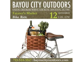 Bayou City Outdoors Farmer’s Market Bike Ride