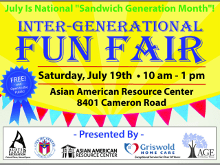 poster for Inter-generational fun fair
