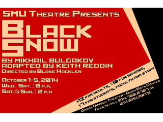 SMU Theatre Department presents Black Snow