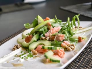 Waters salmon salad