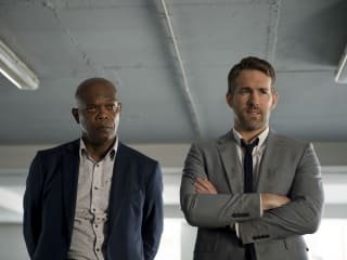 Samuel L. Jackson and Ryan Reynolds in The Hitman's Bodyguard