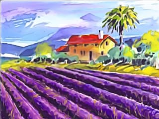 Hunter George’s Watercolor Exhibit: “Reflections of the Past” opening day
