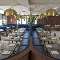 Eberly dining room restaurant Austin