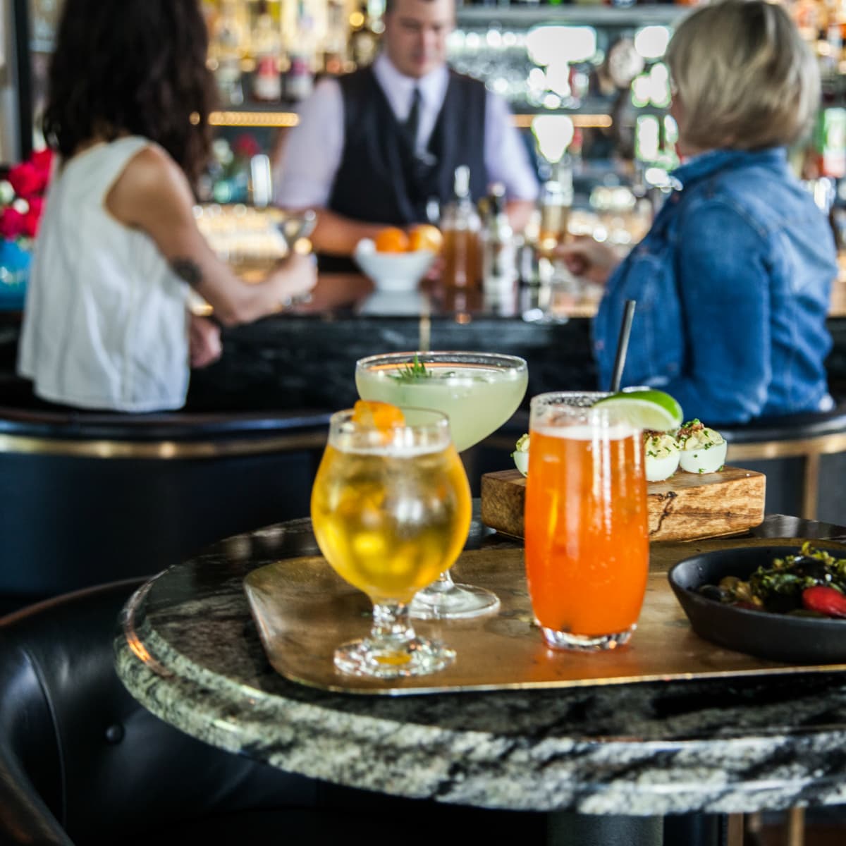 Goodall's Kitchen & Bar Austin restaurant Hotel Ella drinks cocktails2015