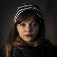 "Faces of Syrian Refugees" opening day