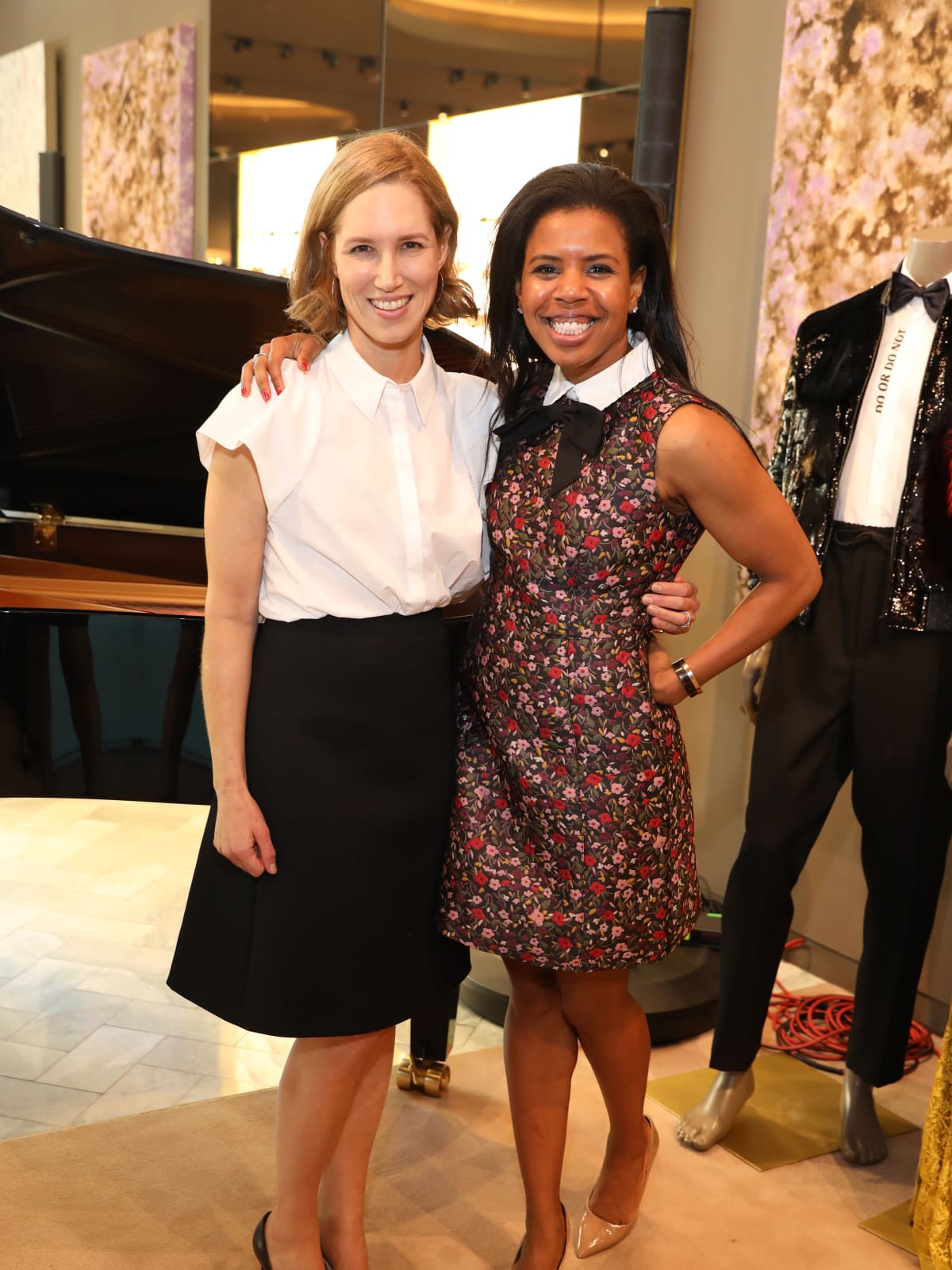 Carolyn Dorros, Claire Cormier Thielke at Houston Grand Opera party at The Webster