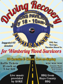 Driving Recovery: A Rally and Concert for the Wimberley Community poster CROPPED July 2015