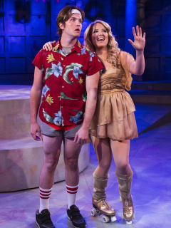 Cameron Bautsch and Holland Vavra in Stages production of Xanadu June 2104