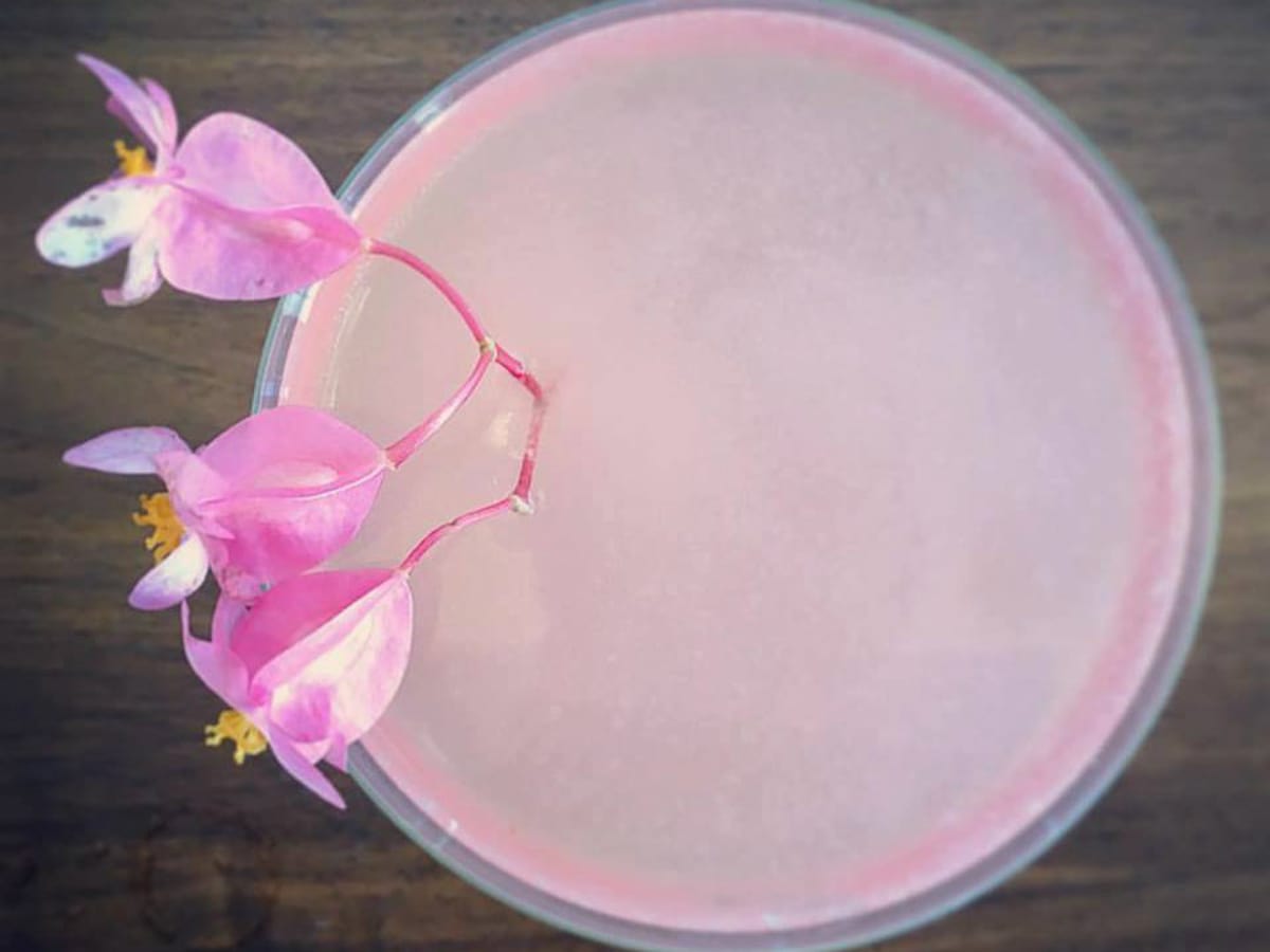 The Flora cocktail