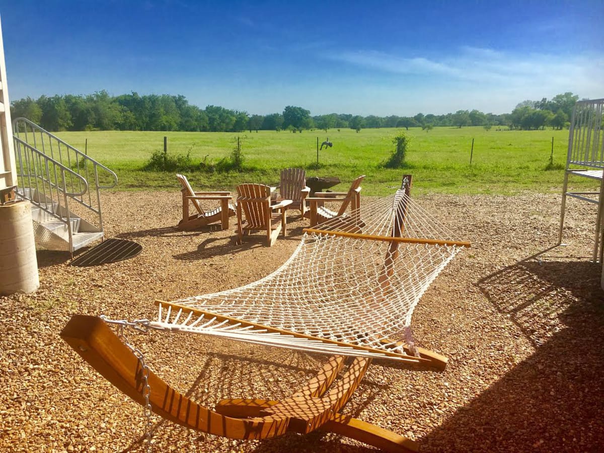 Texas' firstever shipping container hotel takes shape in Round Top