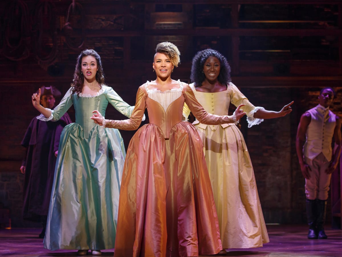 Hamilton Touring Production-Solea Pfeiffer, Emmy Raver-Lampman, Amber Iman