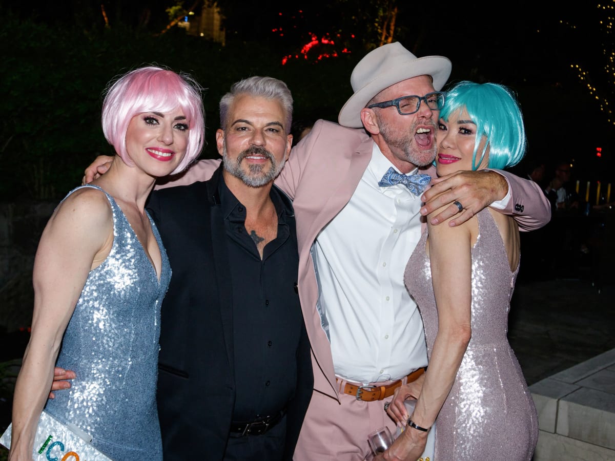 Dierdre Slavin, Charles Bader, John Bean, Tama Tran at House of DIFFA 2018