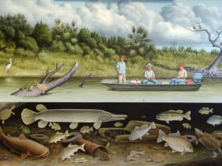 Fish Story 2 Nueces River by William Montgomery