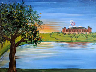 Texas Rangers Painting Class