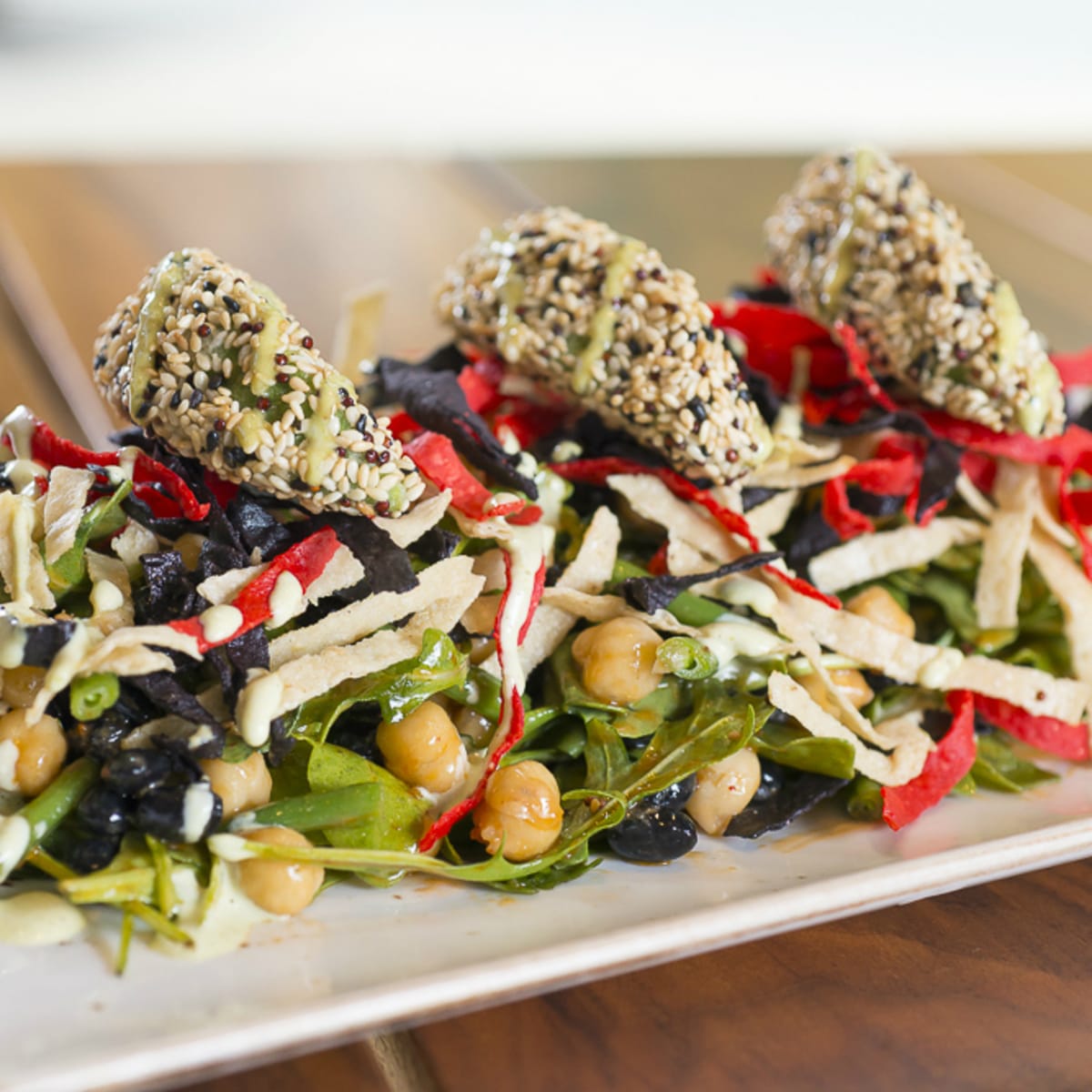 Liberty Tavern Austin bar salad 2015