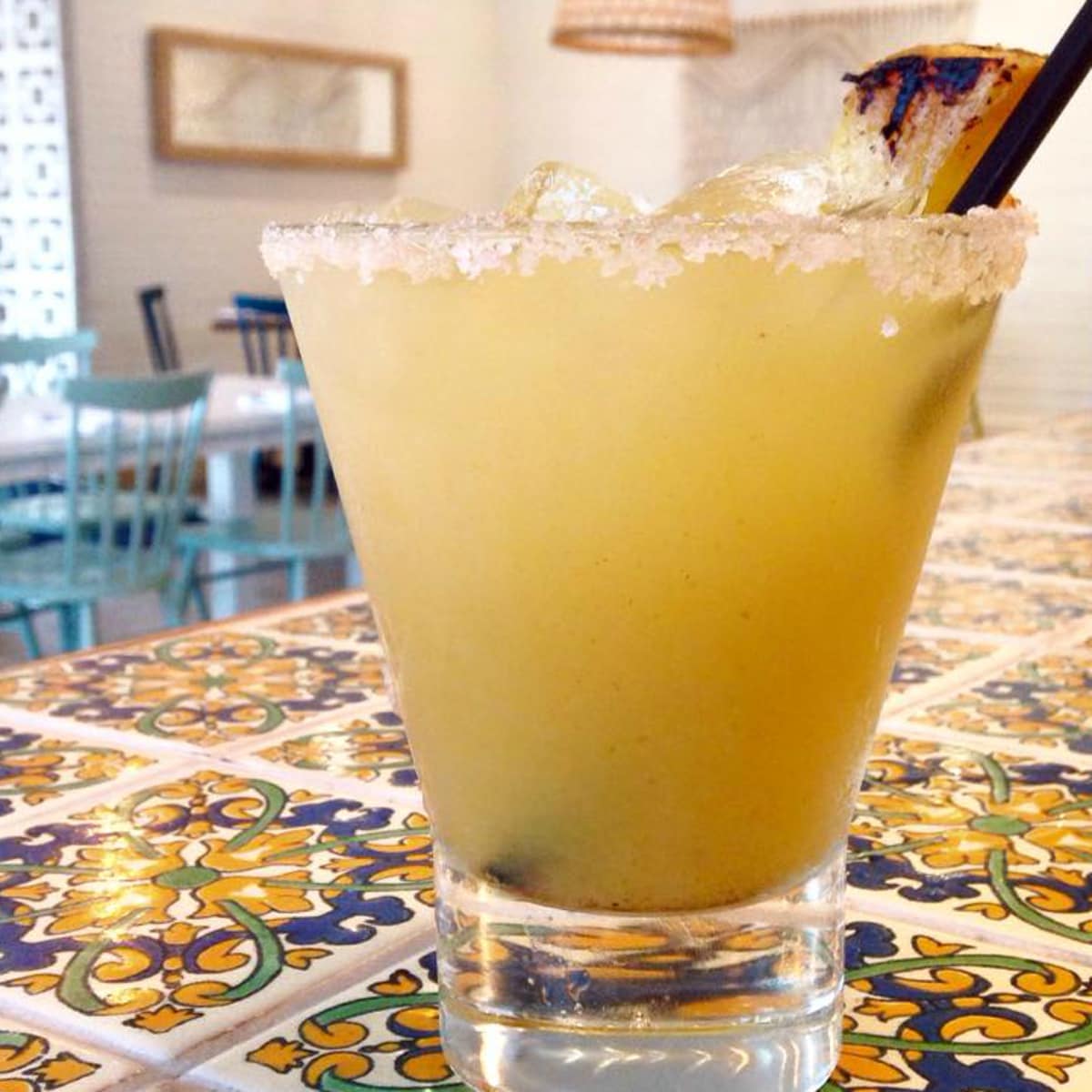 Alcomar Mariscos y Mas Austin restaurant drink cocktail margarita 2015