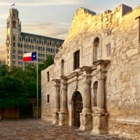 The Emily Morgan Hotel and the Alamo san antonio