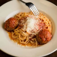 Spaghetti and meatballs at Damian's Cucina Italiana