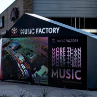 Toyota Music Factory sign