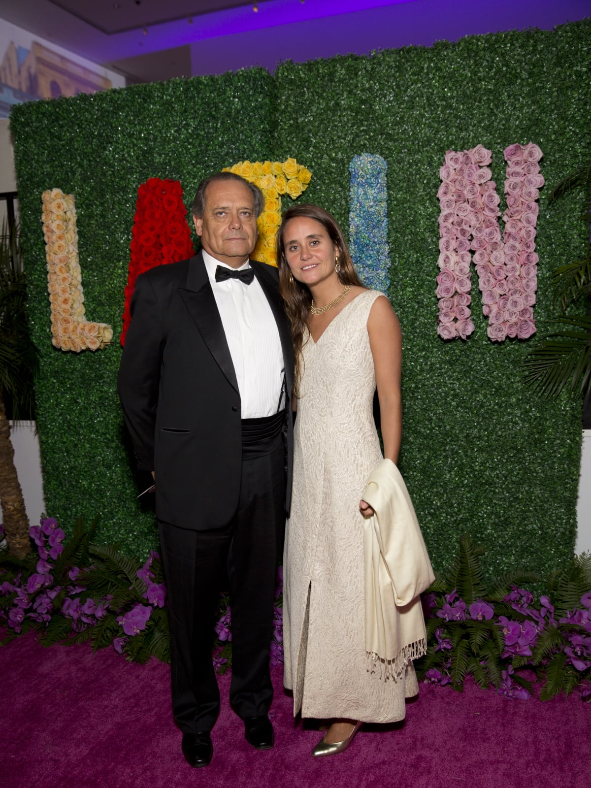 Carlos Cruz Puga, Antonia Cruz at Latin American Gala