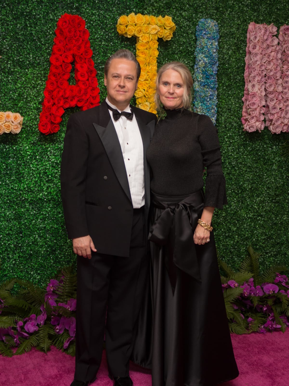 Arturo Barragan, Anne Barragan at Latin American Gala