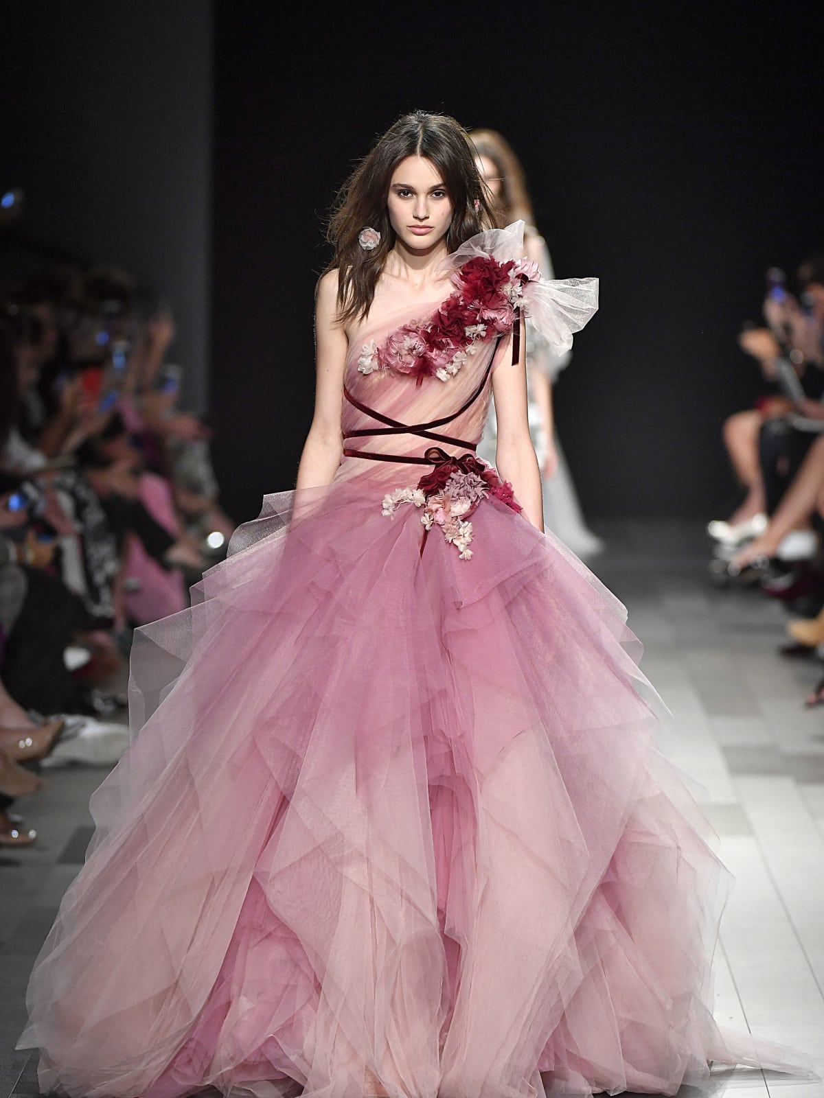 Marchesa duo go all out to create attentiongetting evening gowns