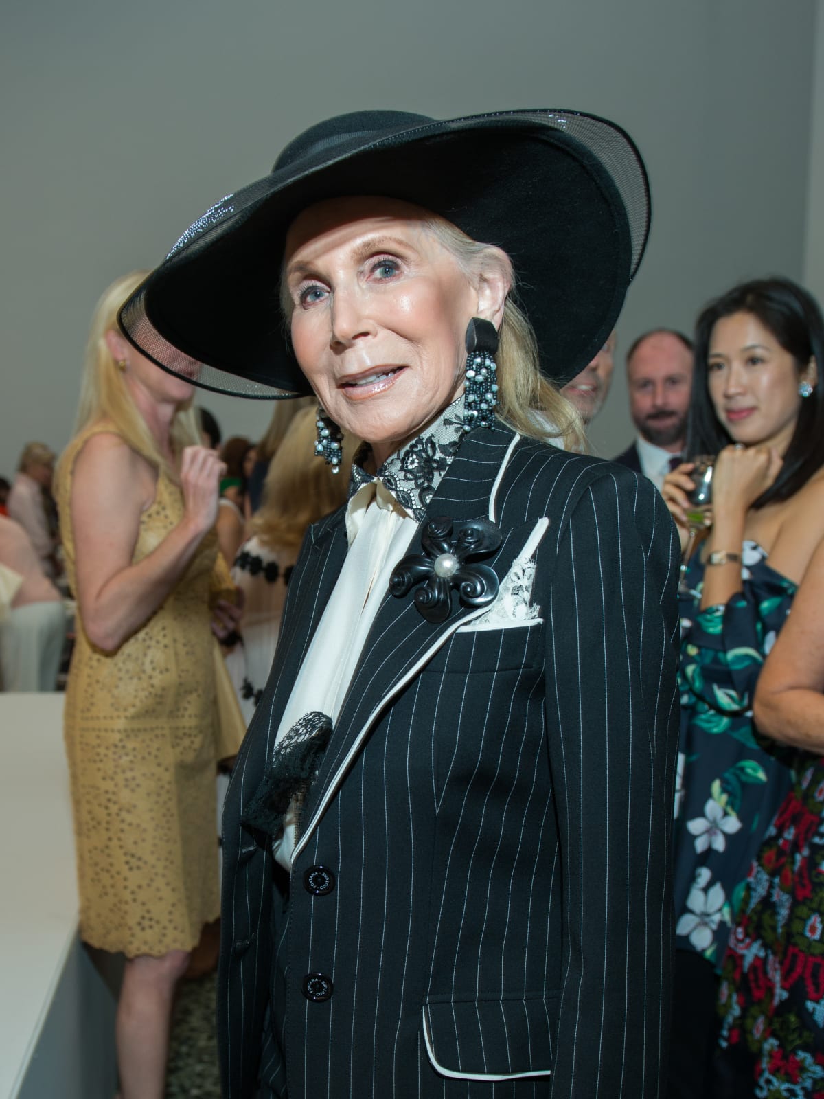 Joan Schnitzer Levy at Oscar de la Renta fashion show at MFAH