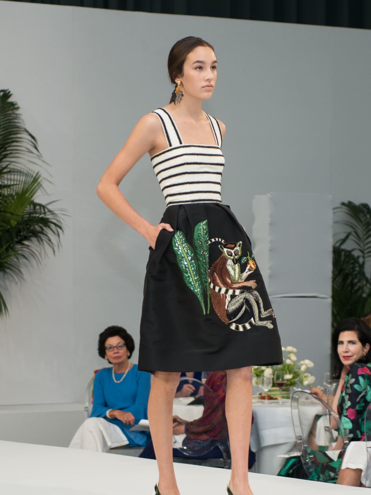 Oscar de la Renta 2018 resort collection monkey