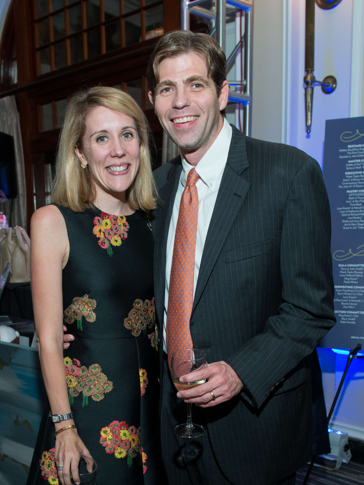 Carter and John Dugan at AVDA Gala