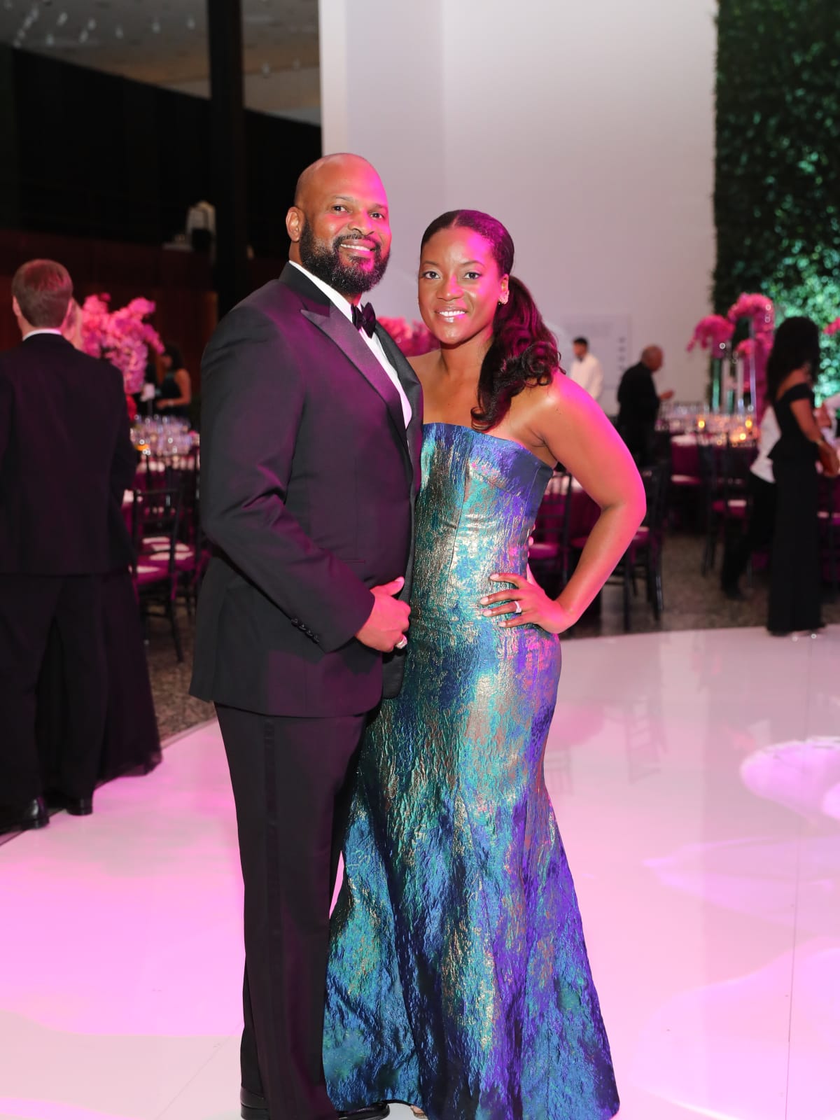 Martin Scruggs and Sahadat Kemi Nurudeen at Museum of Fine Arts Gala