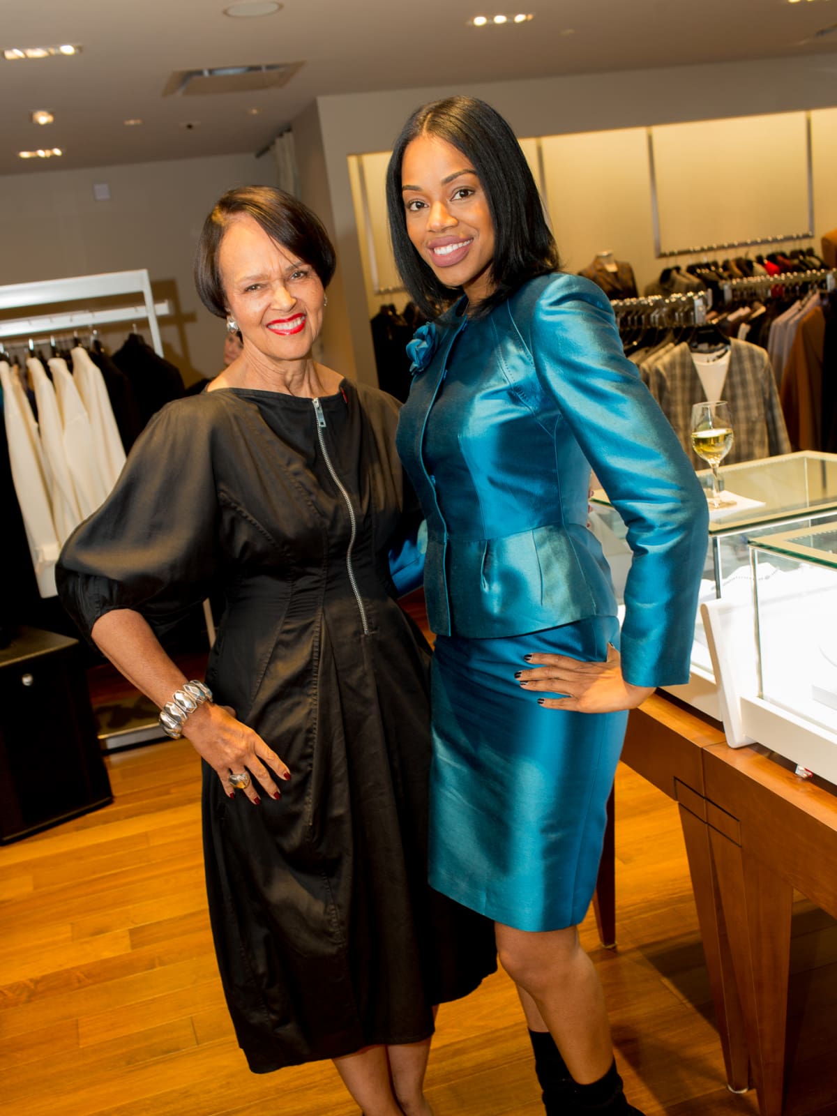 Gayla Gardner, Javania White at Circle of Red