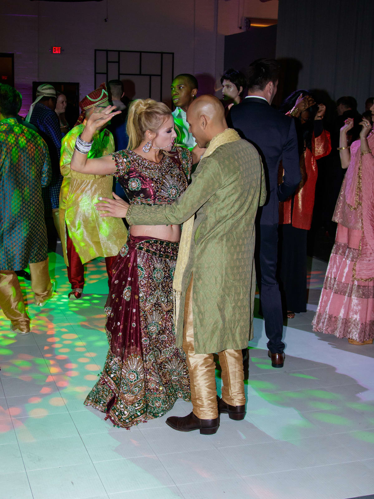 People dancing at Toast to Life 2018 Bollywood