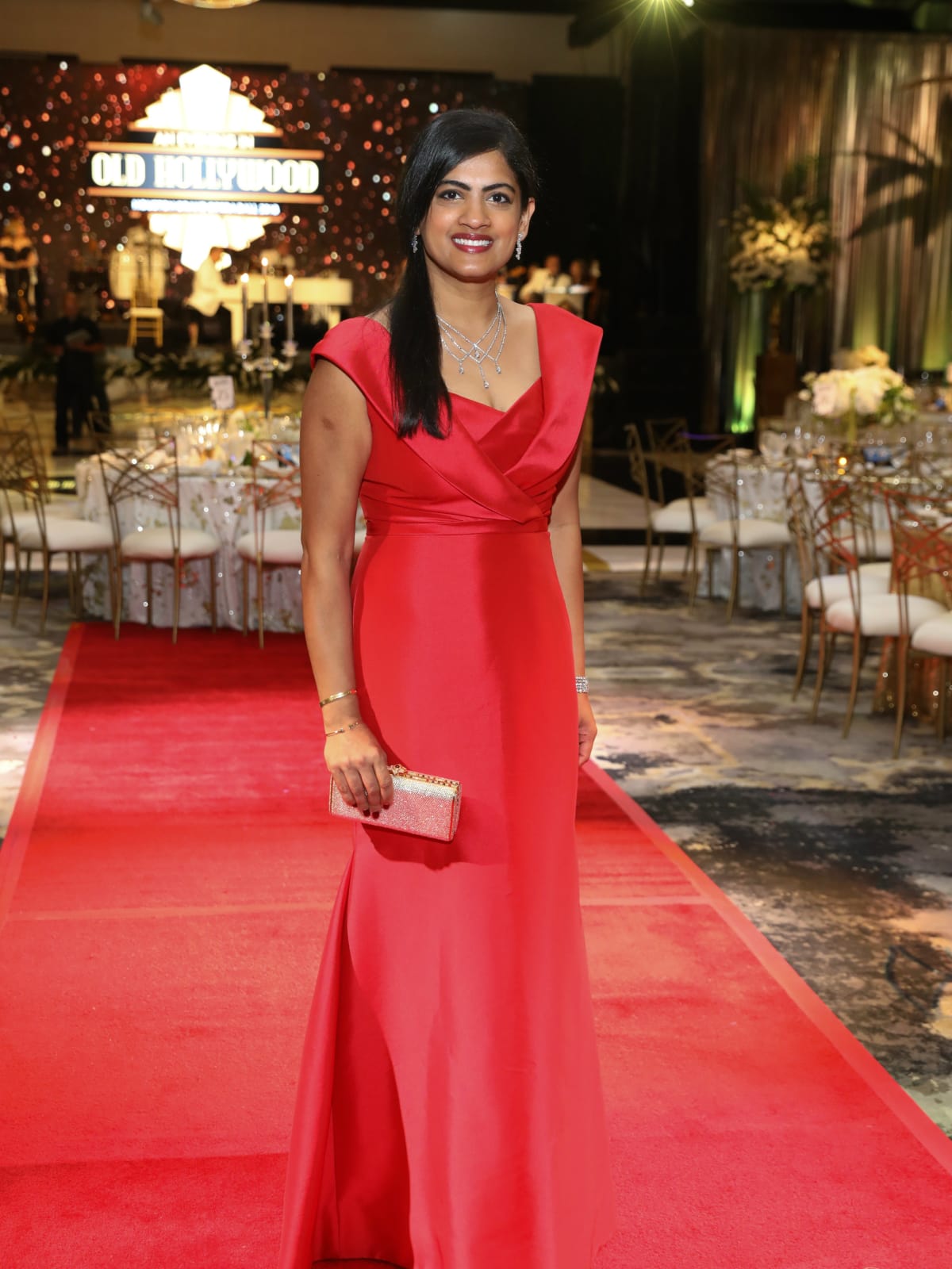 Opera Ball gowns Dr Ishwaria Subbiah in Pamella Roland