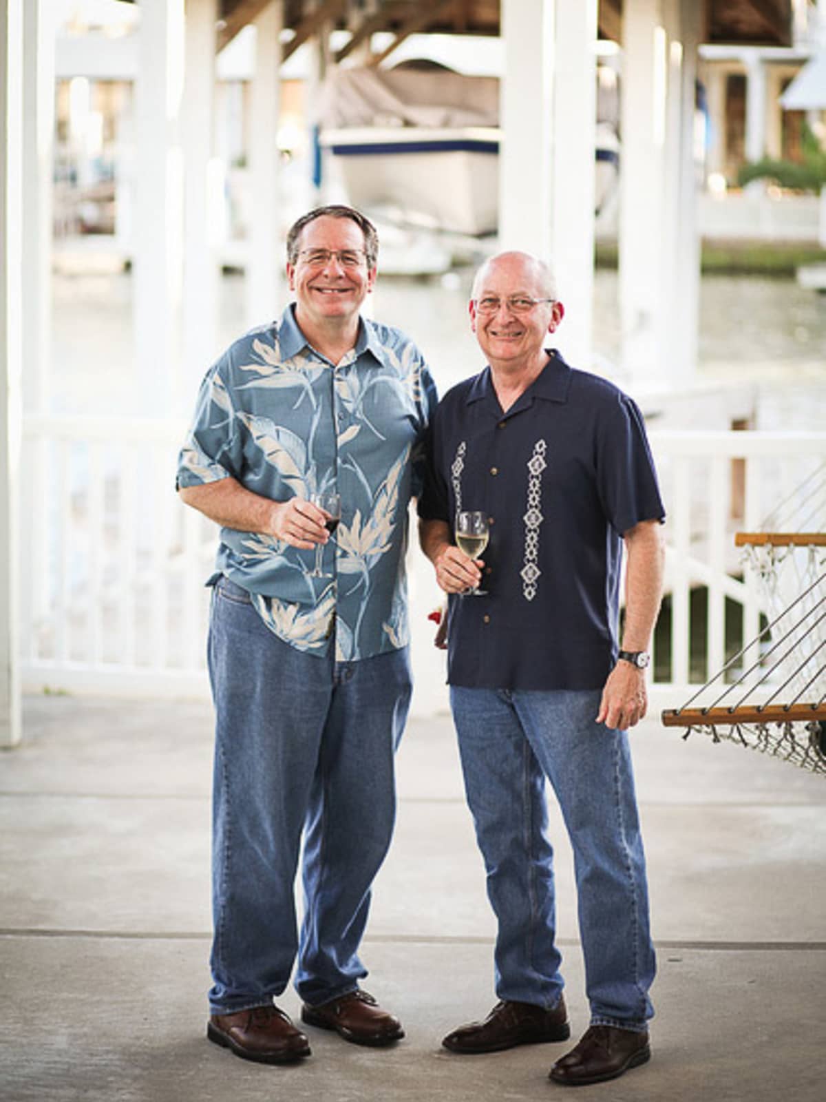 News_Scoop_Masquerade Theatre Founding Artistic Director Phillip Duggins_with Theatre major supporter_ Charles Noll