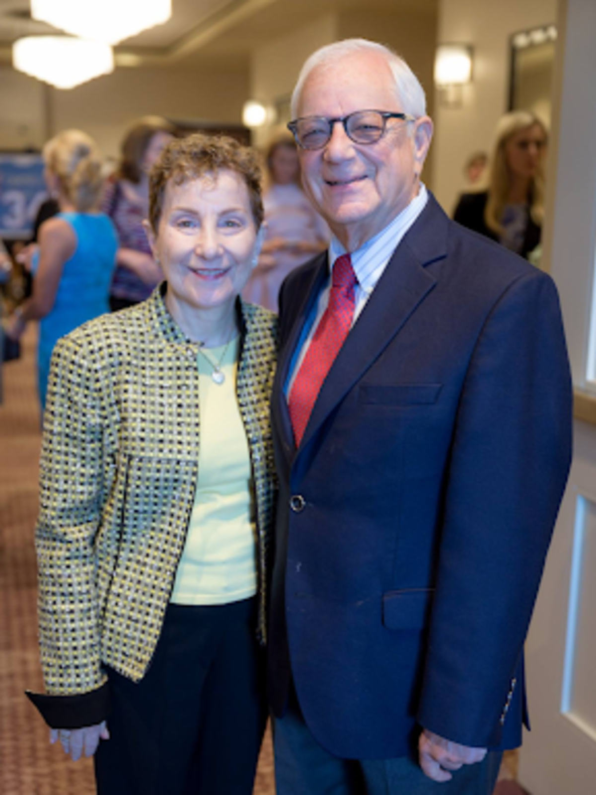 The Center luncheon Mitzi Shure and former CEO of The Center, Jerry Wische