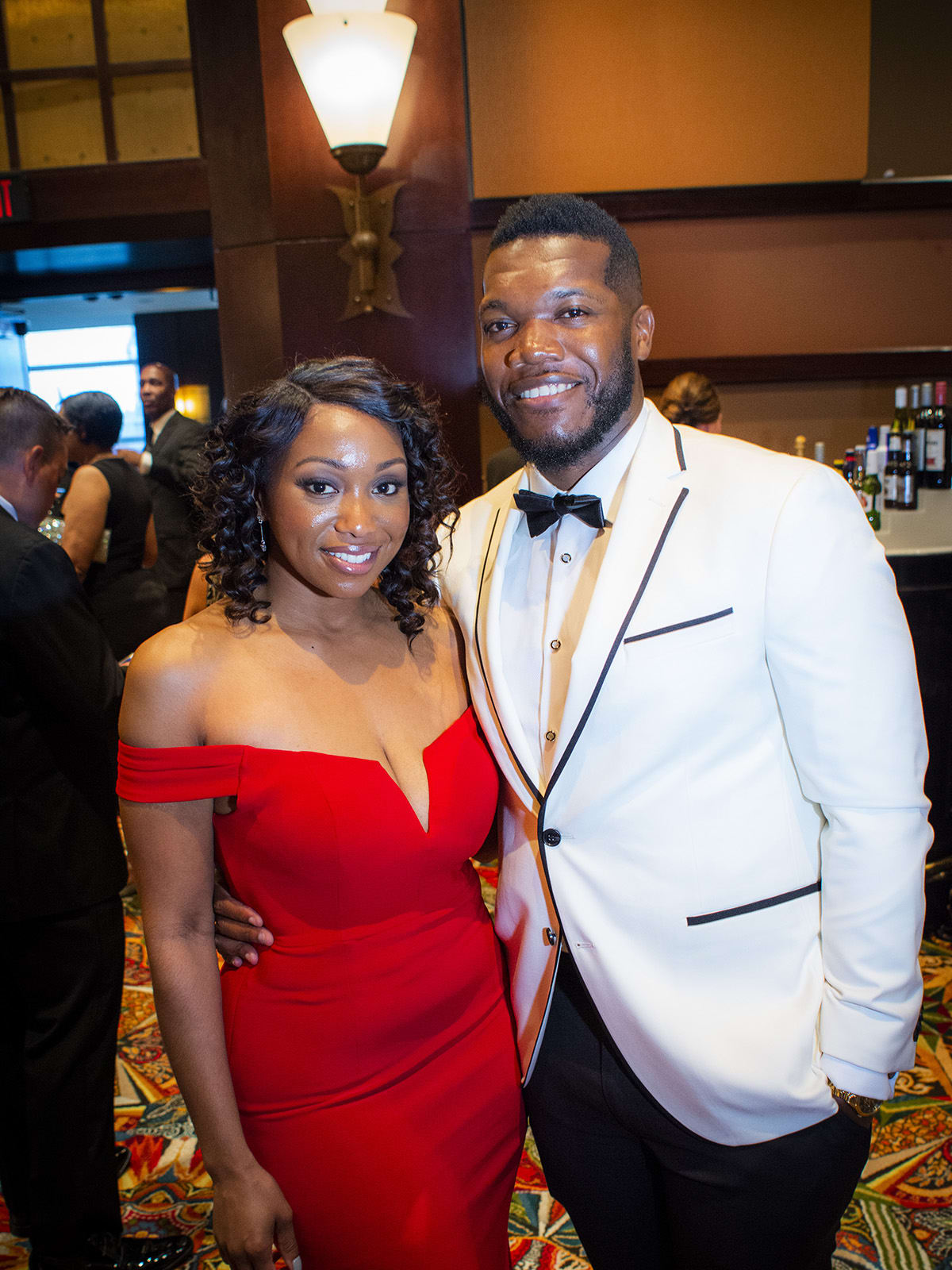 Tiffany Williams and Joelu Edewu