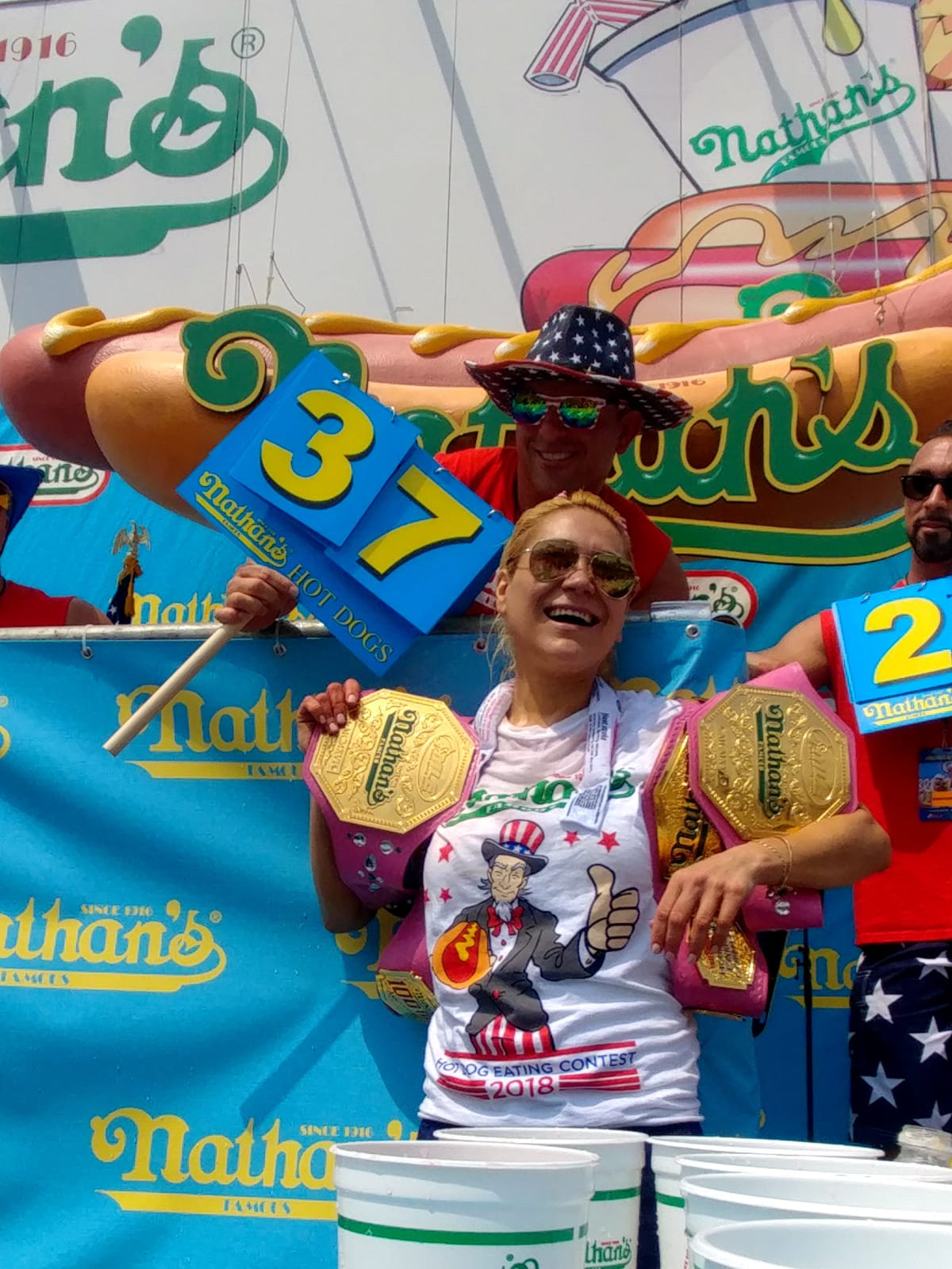 Joey Chestbut Miki Sudo 5-time champ