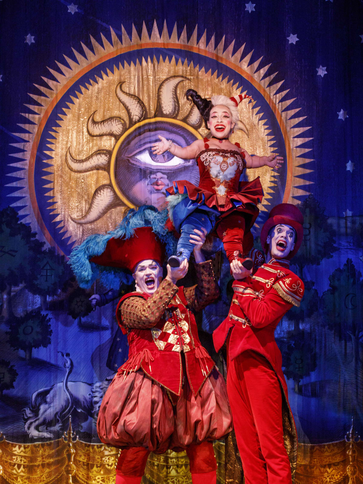 Richard Koons, Katrina Kemp, and Stephen Petrovich in Love Never Dies