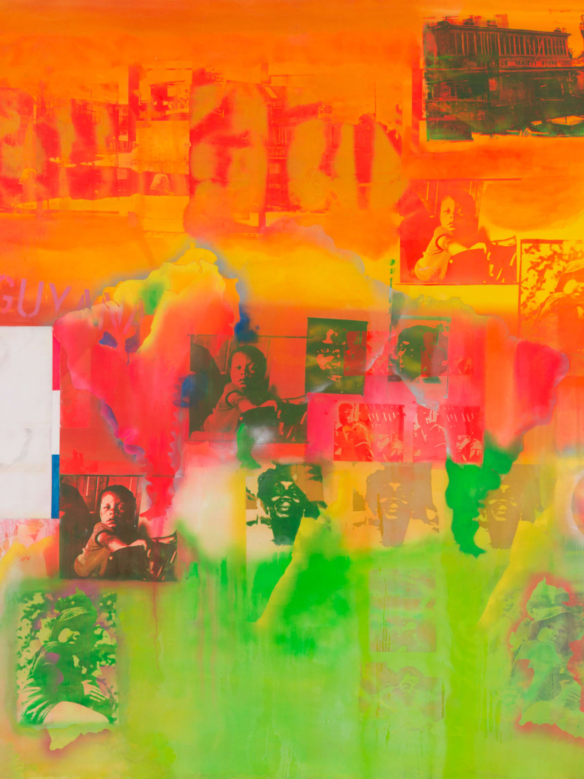 Menil Collection: Frank Bowling, Middle Passage