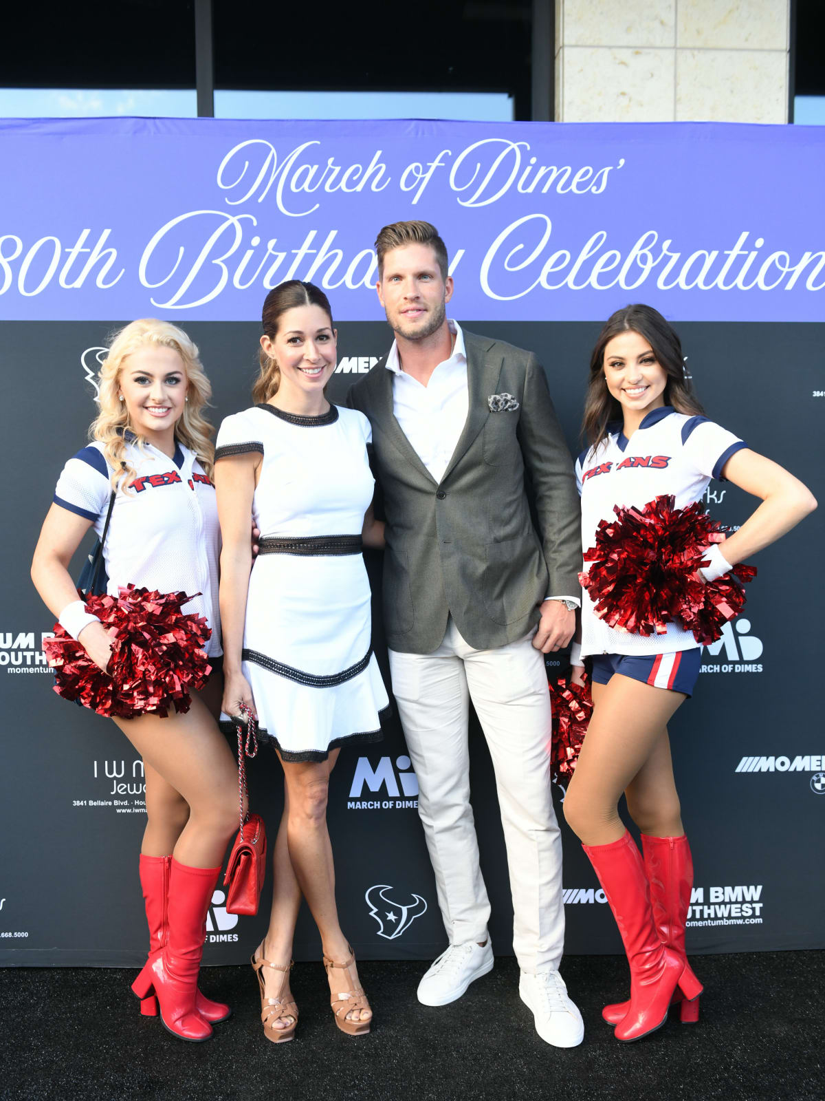 Houston Texans March of Dimes Caroline and Kevin Walters